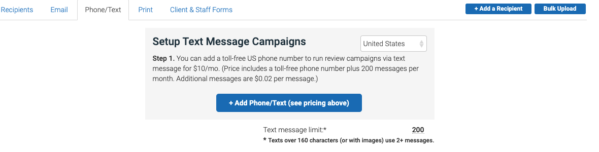 Review Requests: Email and Texts