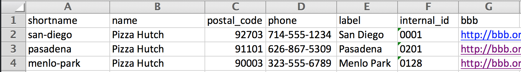 CSV Files